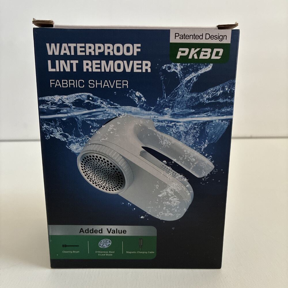 PKBD Electric Waterproof Lint Remover & Fabric Shaver OPEN BOX New